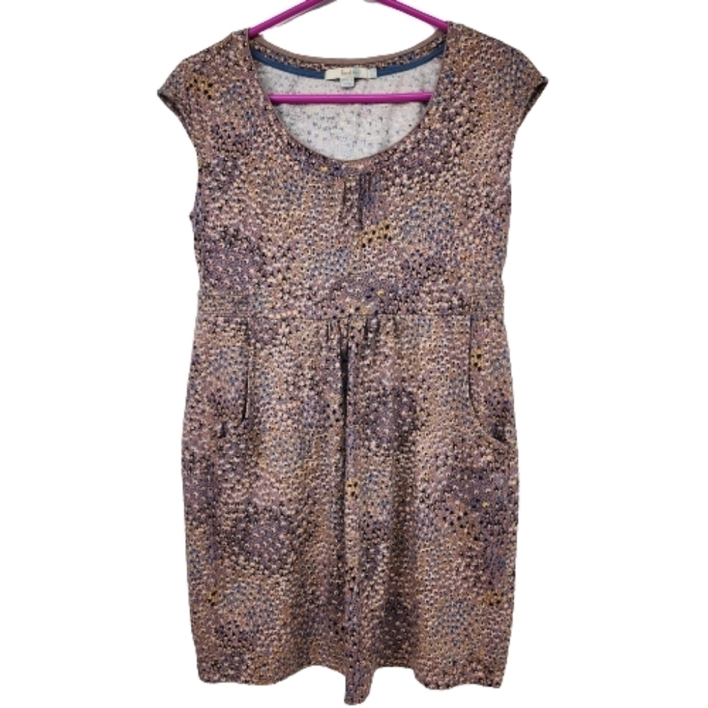 Boden Patterned Scoop Neck Modal/Cotton Blend Sun Dress Size 10P